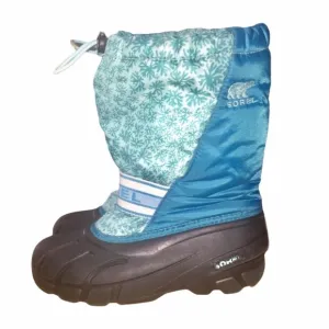 Sorel Blue Insulated Winter Snow Boots Sz 6