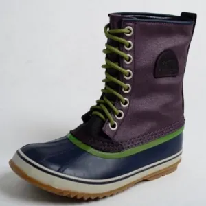 SOREL Boots 1964 PREMIUM CVS Waterproof Lace-up Purple Black Green Winter Size 7