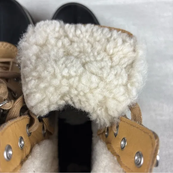 Sorel Boots &amp; Footwear Caribou Storm Waterproof Winter Boot Mens Buff  Size 11