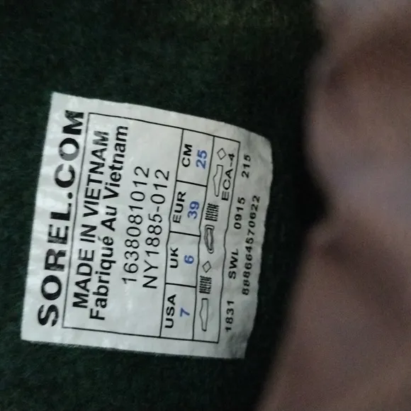 Sorel boots.