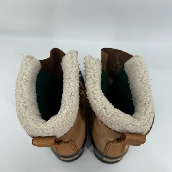 Sorel Caribou Winter Boots Rubber Suede NL1000-220 Mens Size 7 EUR 38 Women’s 9