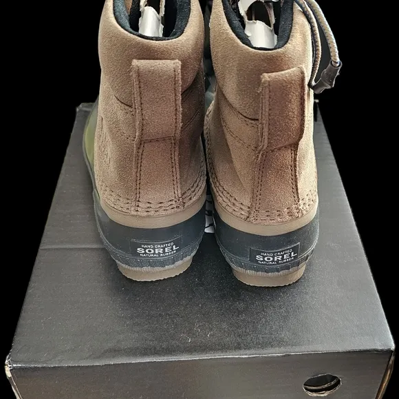 Sorel Cheyanne II WATERPROOF, INSULATED Boot in Khaki, Size 2 Little Kid - NEW!