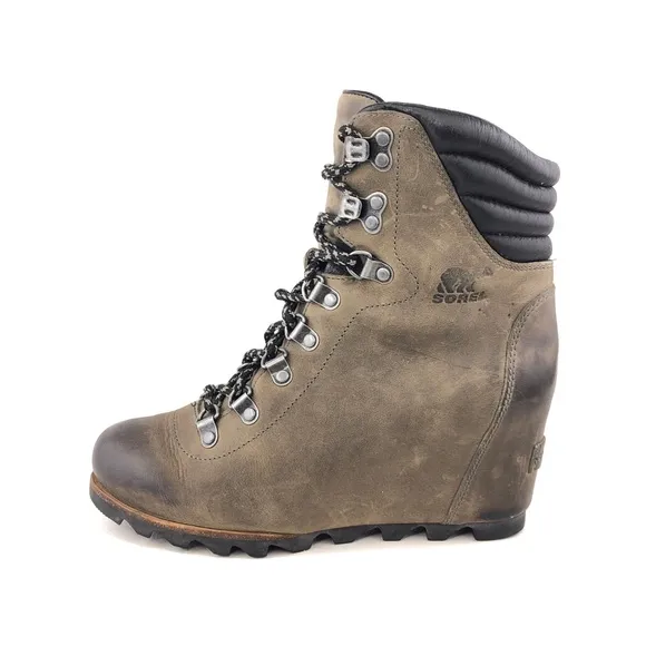 Sorel Conquest Wedge Winter Ankle Boots 7.5