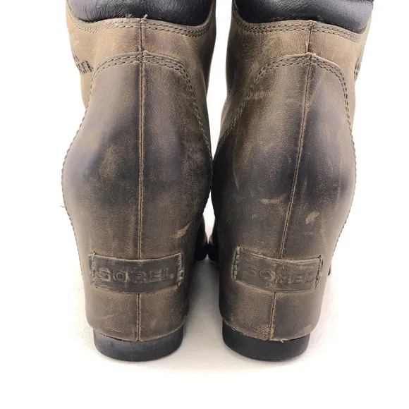 Sorel Conquest Wedge Winter Ankle Boots 7.5