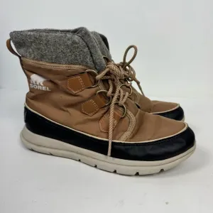 Sorel Explorer Carnival Boot 5 Tan Winter Boots