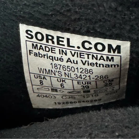 Sorel Explorer Carnival Boot 5 Tan Winter Boots
