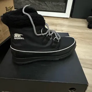 Sorel Explorer Carnival Nylon Winter Boots - Black
