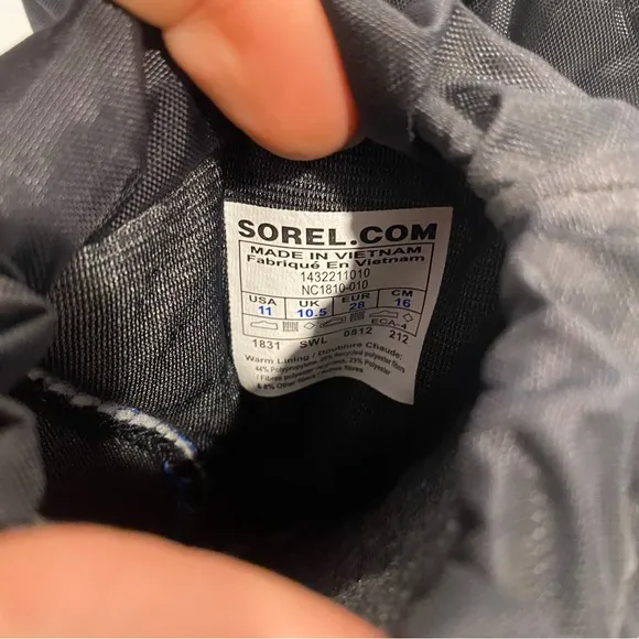 Sorel Flurry snow boots Toddlers 11 blue black