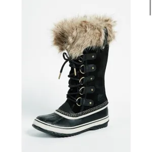 SOREL Joan of Arctic Boot - Women's Black/ Quarry size 8.5 NWT