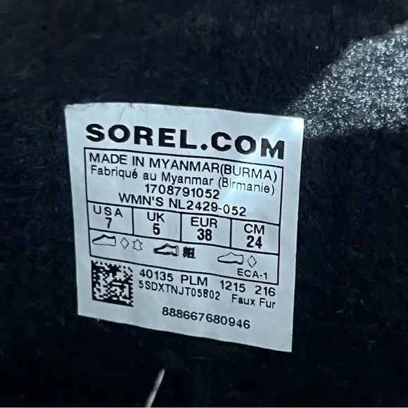 Sorel Joan Of Arctic Grey Winter Boots