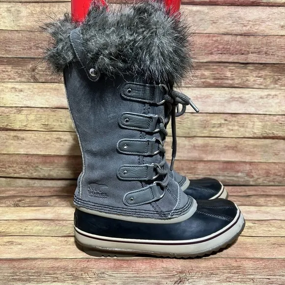 Sorel Joan Of Arctic Grey Winter Boots