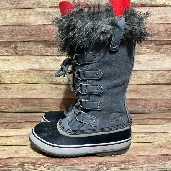 Sorel Joan Of Arctic Grey Winter Boots
