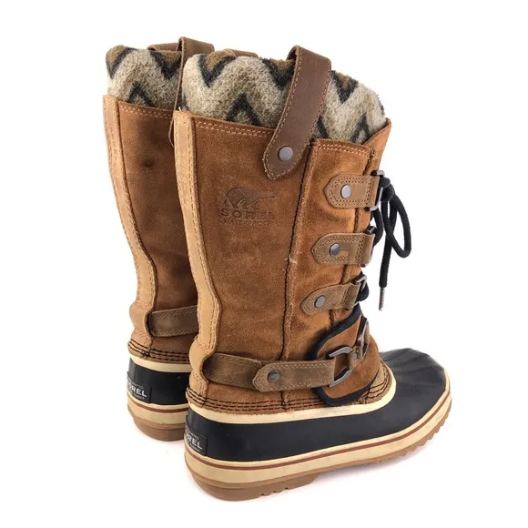 Sorel Joan of Arctic Knit Premium II Elk Winter Boots 9