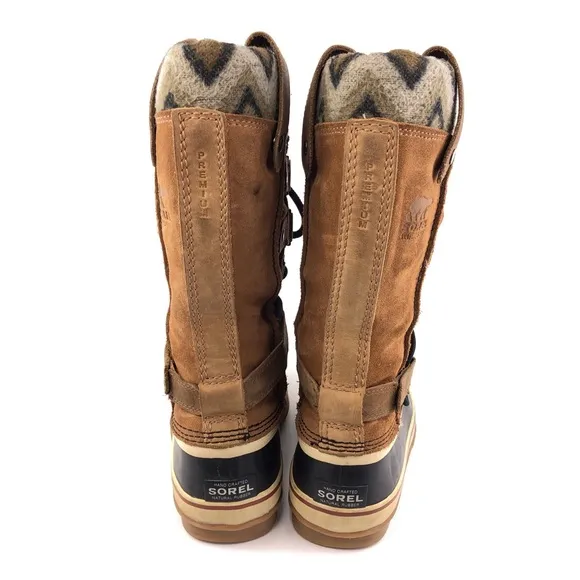 Sorel Joan of Arctic Knit Premium II Elk Winter Boots 9