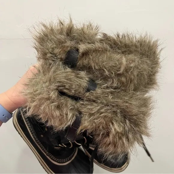 Sorel Joan Of Arctic Snow Boots Winter Black Women’s 11