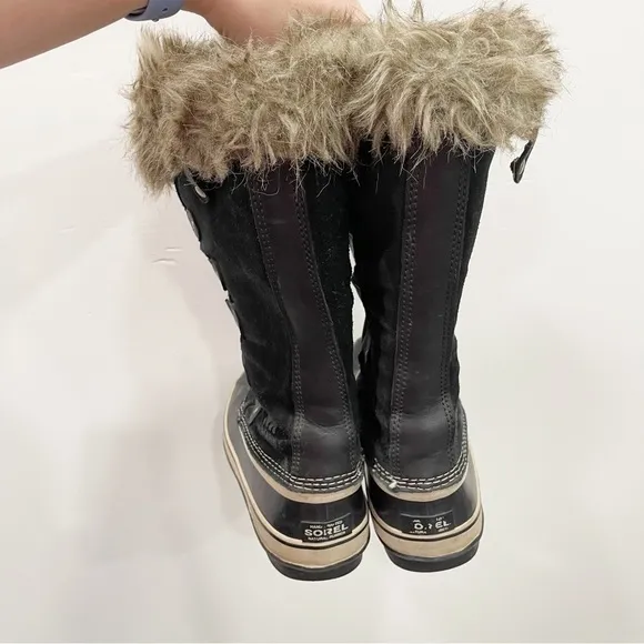 Sorel Joan Of Arctic Snow Boots Winter Black Women’s 11