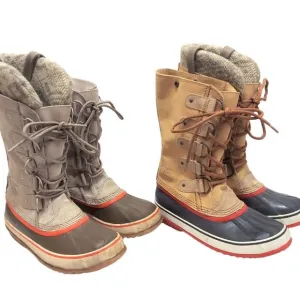 Sorel Joan of Arctic Suede Winter Boots Women's Size 9 Bundle Of 2