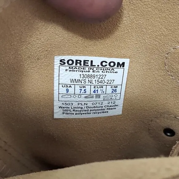 Sorel Joan of Arctic Suede Winter Boots Women's Size 9 Bundle Of 2