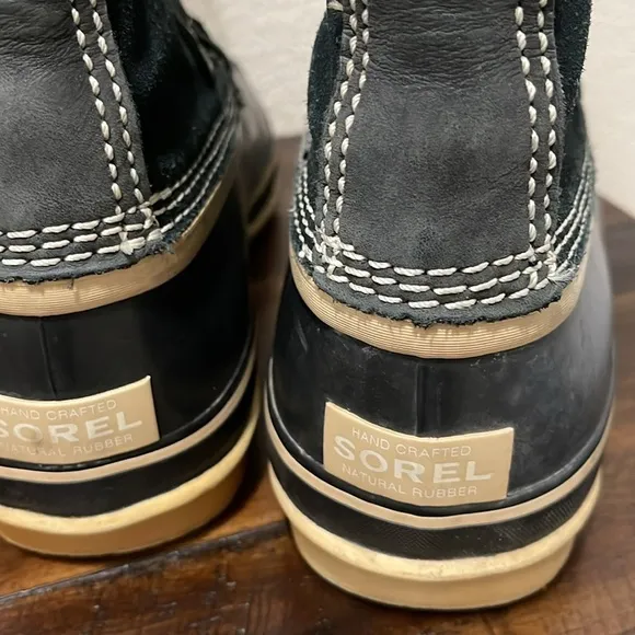 Sorel Joan Of Arctic Tall Boots Black waterproof Women's Size 9.5 winter