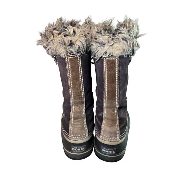 Sorel Joan of Arctic Tall Brown Waterproof Insulated Winter Brown‎ Boots Size 7