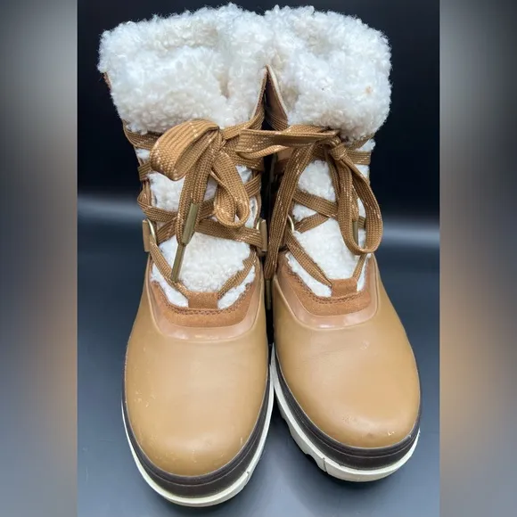 Sorel- Joan of Arctic- Women's Tan Winter Boots, Size:9.5‎
