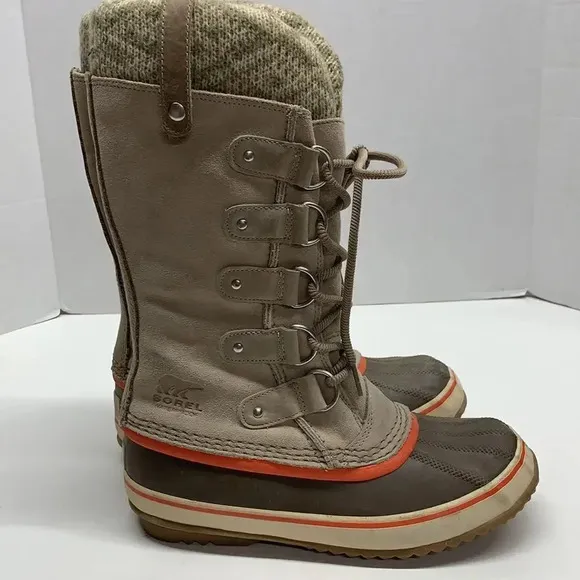 Sorel Joan of Arctic Knit Winter Waterproof Winter Snow Boots NL2084-160 Size 7