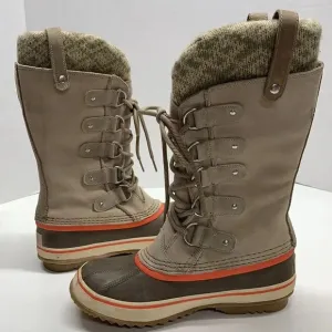 Sorel Joan of Arctic Knit Winter Waterproof Winter Snow Boots NL2084-160 Size 7