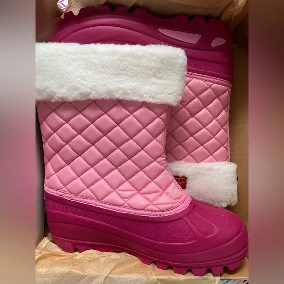 Sorel Kids Pink Boots Sz 6 New With Box