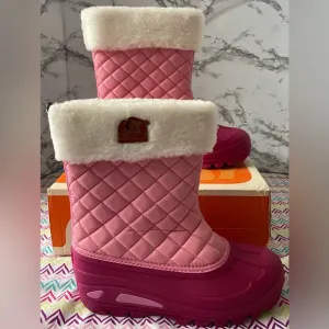 Sorel Kids Pink Boots Sz 6 New With Box