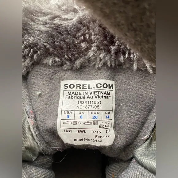 Sorel kids snow/ winter boots