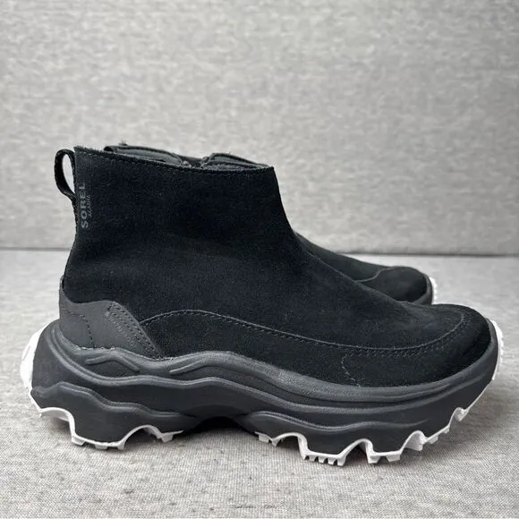 Sorel Kinetic Breakthru Acadia Womans Size 5.5 Sneaker Boots Waterproof Black