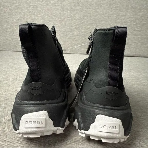 Sorel Kinetic Breakthru Acadia Womans Size 5.5 Sneaker Boots Waterproof Black
