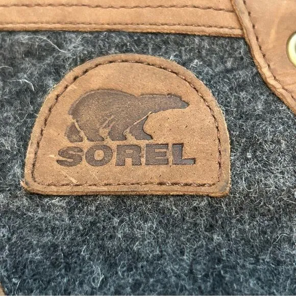 Sorel Lexie Wedge Boots Tobacco Brown Winter Waterproof Size 11