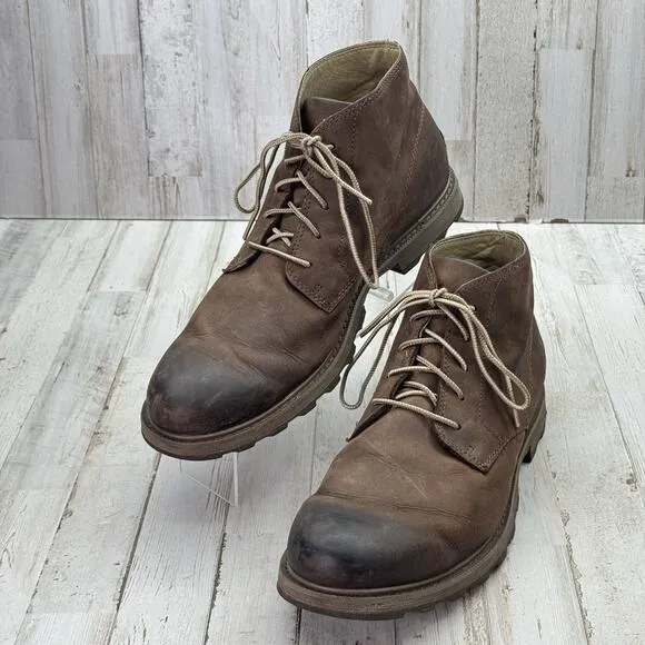 Sorel Madson II Chukka WP Men's Leather Waterproof Boots, Tobacco Size 13