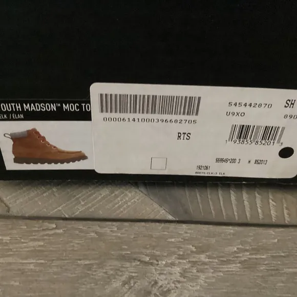SOREL Madson Waterproof Moc Toe Boot (Little Kid) 3 M