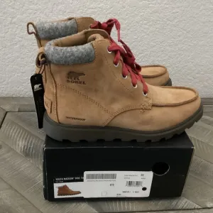 SOREL Madson Waterproof Moc Toe Boot (Little Kid) 3 M