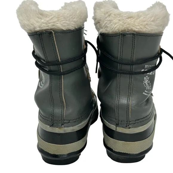 Sorel Manitou Waterproof Lace Up Winter Boots