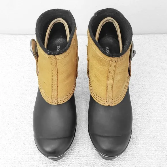 SOREL Medina II Heeled Platform Ankle Boots US 9.5 Waterproof