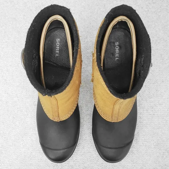 SOREL Medina II Heeled Platform Ankle Boots US 9.5 Waterproof