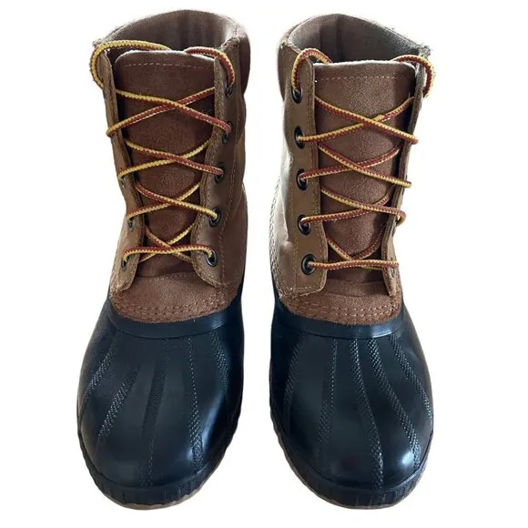 Sorel Men's Leather Cheyanne II Lace Duck Rain Snow Boot Size 6