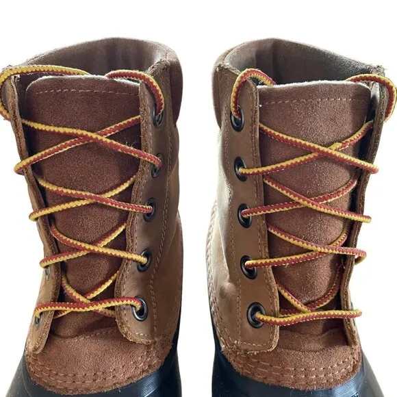 Sorel Men's Leather Cheyanne II Lace Duck Rain Snow Boot Size 6