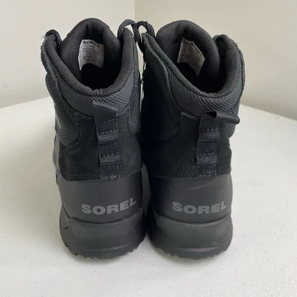 Sorel Men’s Size 11 Buxton Lite Lace Waterproof Boots Black Insulated