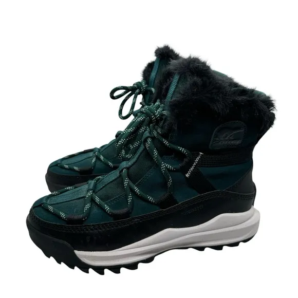 SOREL Ona RMX Glacy Waterproof Boots Snow Teal Green NL5050-301 Women’s Sz 7.5