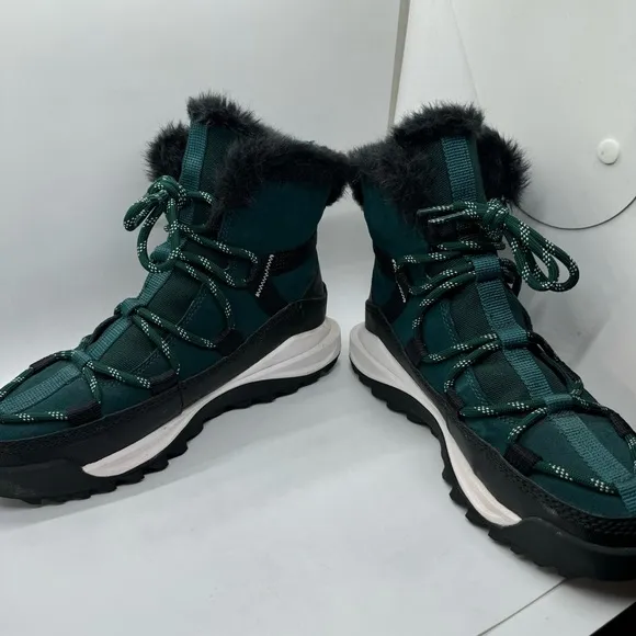 SOREL Ona RMX Glacy Waterproof Boots Snow Teal Green NL5050-301 Women’s Sz 7.5