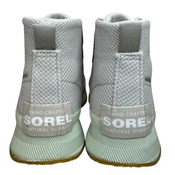 SOREL Out N About III Mid Sneaker Waterproof Ankle Boots Moonstone Sea Salt 5.5