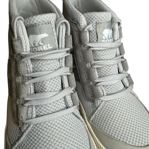 SOREL Out N About III Mid Sneaker Waterproof Ankle Boots Moonstone Sea Salt 5.5