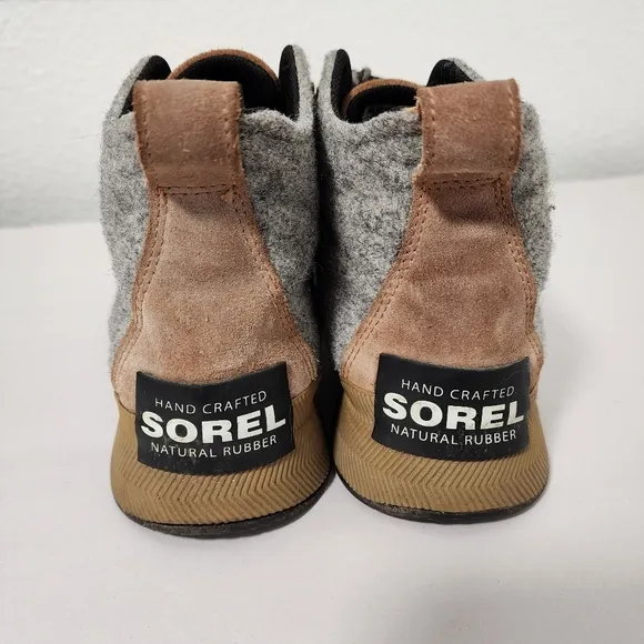 Sorel Out N About Winter Grey Wool Duck Boots