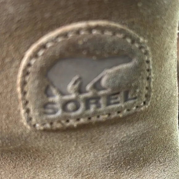 Sorel Rylee waterproof tan suede winter boots