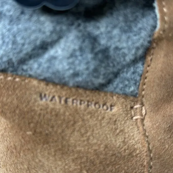 Sorel Rylee waterproof tan suede winter boots