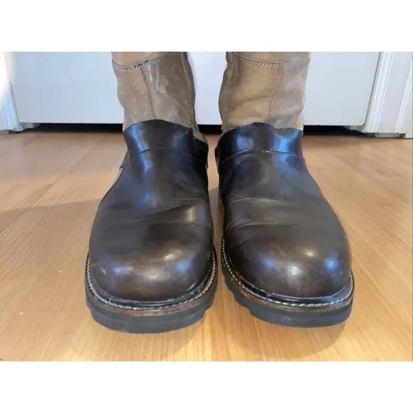 Sorel Slimpack Tall Riding Boots Equestrian Waterproof Tan Brown Leather Women 7